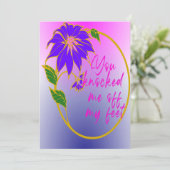 秘密のクラッシュのための短い愛の詩 サンキューカード (スタンド正面)