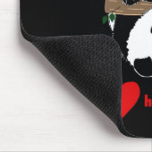 秘密のクラッシュぶら下がったラブズのまわりにのパンドカスタムス マウスパッド (コーナー)