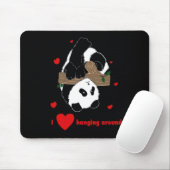 秘密のクラッシュぶら下がったラブズのまわりにのパンドカスタムス マウスパッド (マウス)