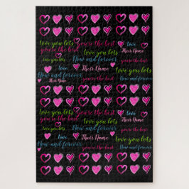 秘密のクラッシュギフト – 愛のメッセージを隠す文字 ジグソーパズル