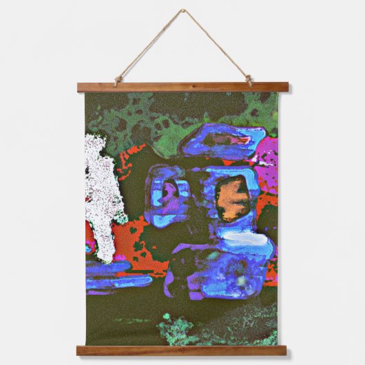 秘密のケード：脱進主義の聖域 吊り下げ型タペストリー (正面)