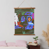 秘密のケード：脱進主義の聖域 吊り下げ型タペストリー (寝室)