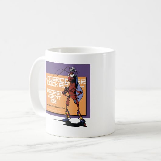 秘密のゴキブリ コーヒーマグカップ (正面左)