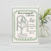 秘密のサプライズパーティー招待状 招待状 (スタンド正面)