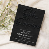 秘密のサプライズパーティー 招待状