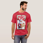 秘密のサンタいけなリストおもしろいSexy Tシャツ (正面フル)