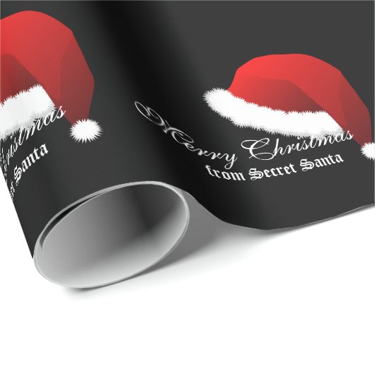 秘密のサンタからの包装紙のメリークリスマス ラッピングペーパー (ロールコーナー)
