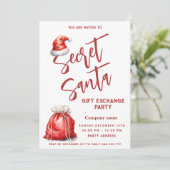 秘密のサンタギフト交換クリスマスパーティー 招待状 (スタンド正面)