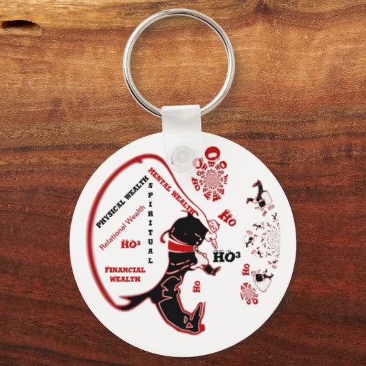 秘密のサンタギフト – 繁栄と富 キーホルダー (正面)