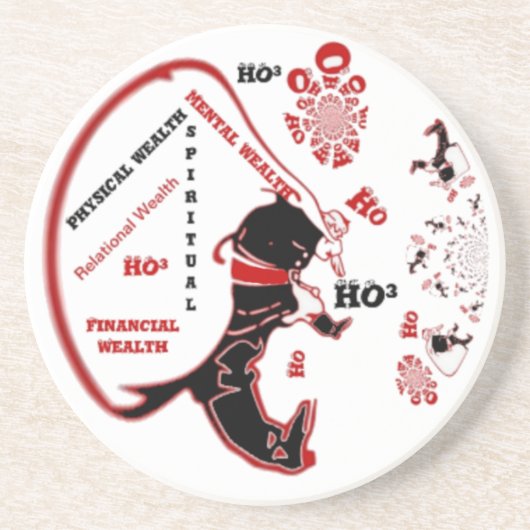 秘密のサンタギフト – 繁栄と富 コースター (正面)