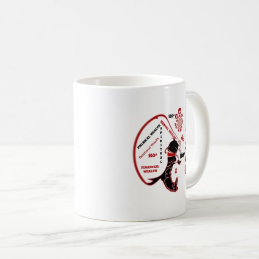 秘密のサンタギフト – 繁栄と富 コーヒーマグカップ (正面右)