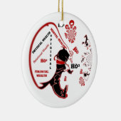 秘密のサンタギフト – 繁栄と富 セラミックオーナメント (右)