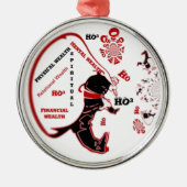 秘密のサンタギフト – 繁栄と富 メタルオーナメント (正面)