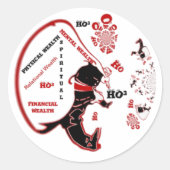 秘密のサンタギフト – 繁栄と富 ラウンドシール (正面)