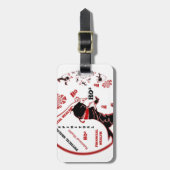 秘密のサンタギフト – 繁栄と富 ラゲッジタグ (正面縦)