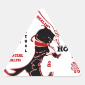 秘密のサンタギフト – 繁栄と富 三角形シール (正面)