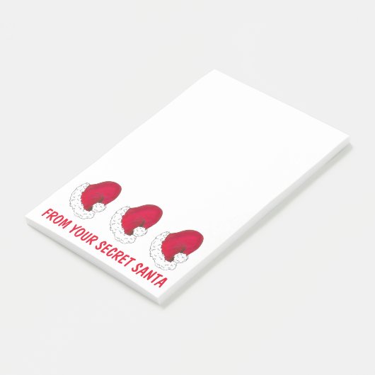 秘密のサンタクロースのホリデークリスマスから ポストイット (アングル)