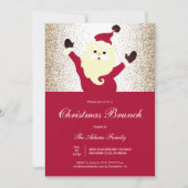 秘密のサンタジングルおもしろいホーホクリスマスパーティー 招待状 (正面)