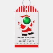 秘密のサンタ詩 ギフトタグ (正面)