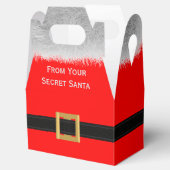 秘密のサンタ・フェイスボックスからの赤いメリークリスマス フェイバーボックス (オープン)
