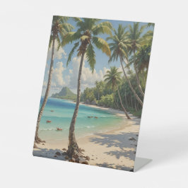 秘密のシュノーケリングサイト 台座サイン