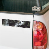 秘密のスモークマウンテンの滝 バンパーステッカー (トラック上)