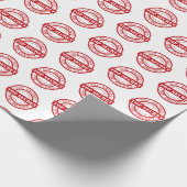 秘密のトップシークレットの署名 ラッピングペーパー (角)