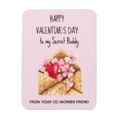 秘密のバディにバレンタインデーのフレキシブル磁石 マグネット (縦)