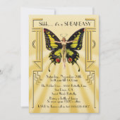秘密のバー蝶々フラッパー・グレートギャツビーパーティー 招待状 (正面)