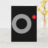 秘密のビデオ録音 面白い秘密エージェント ハロウィーン カード (黄色い花)