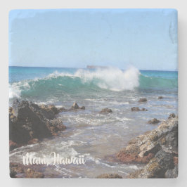秘密のビーチのコースターのマウイの波 ストーンコースター
