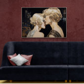 秘密のマイアミを共有するアルゼンチンの絵画女性 ポスター