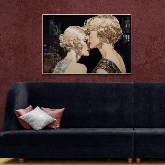 秘密のマイアミを共有するアルゼンチンの絵画女性 ポスター