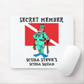 秘密のメンバーのスキューバスティーブ マウスパッド (マウス)