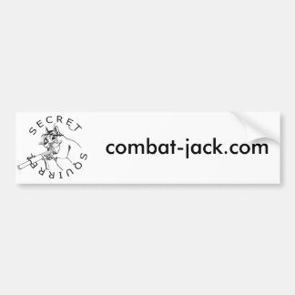 秘密のリスのバンパーステッカー バンパーステッカー