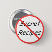 秘密のレシピボタン無し 缶バッジ (正面&裏面)