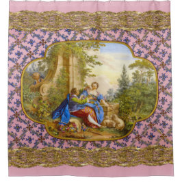 秘密のロマンス·バロック·パガーリーターフランスのン シャワーカーテン