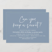 秘密の保サプライズ誕生日パーティーは？ 招待状 (正面/裏面)