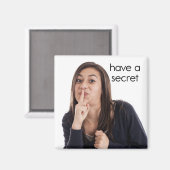 秘密の冷凍機の磁石を持っている マグネット (正面/裏面)