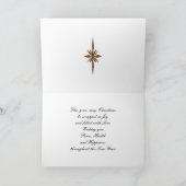 秘密の友達のクリスマスカード シーズンカード (内部)