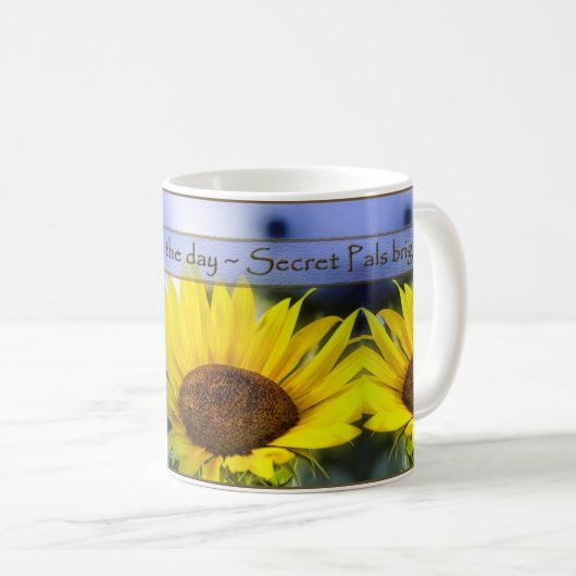 秘密の友達-ヒマワリのマグ コーヒーマグカップ (正面右)