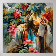 秘密の場所でイエスは祈世界のために