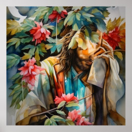 秘密の場所でイエスは祈世界のために ポスター