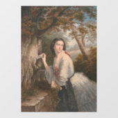 秘密の対応：禁止された愛への少女のメモ ウィンドウサイン (シート)