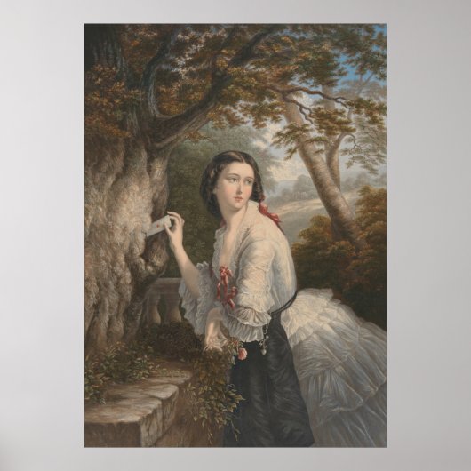 秘密の対応:禁止された愛への少女のメモ ポスター (正面)