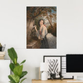 秘密の対応:禁止された愛への少女のメモ ポスター (ホームオフィス)