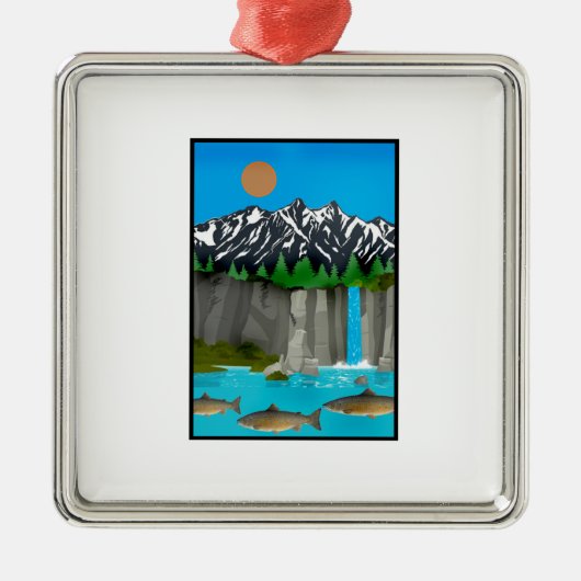 秘密の小さい点 メタルオーナメント (正面)