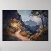 秘密の山荘への曲がりくねった道 ポスター (正面)