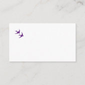 秘密の庭のラブバードの願い結婚の井戸 エンクロージャーカード (裏面)