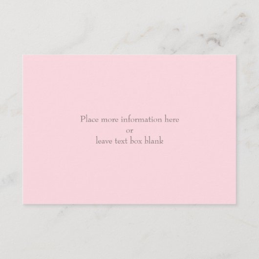 秘密の庭の水彩画メイソンジャー　受付カード エンクロージャーカード (裏面)